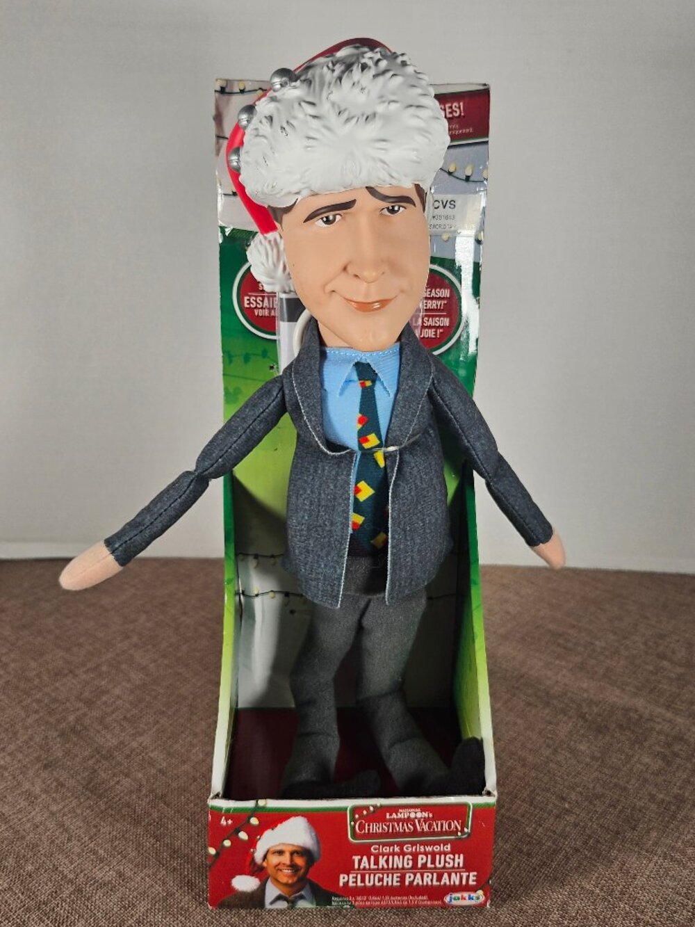 National Lampoon's Christmas Vacation Clark Griswold 12" Talking Plush Doll